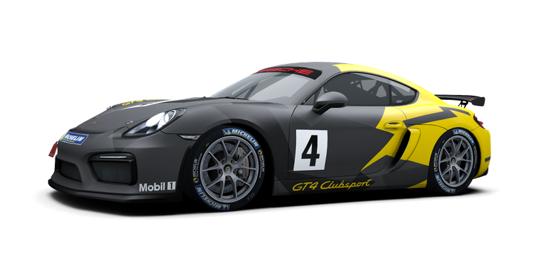 1/43 Porsche Cayman GT4 Clubsport テストカー 1/43 Porsche Cayman GT4 Clubsport テストカー